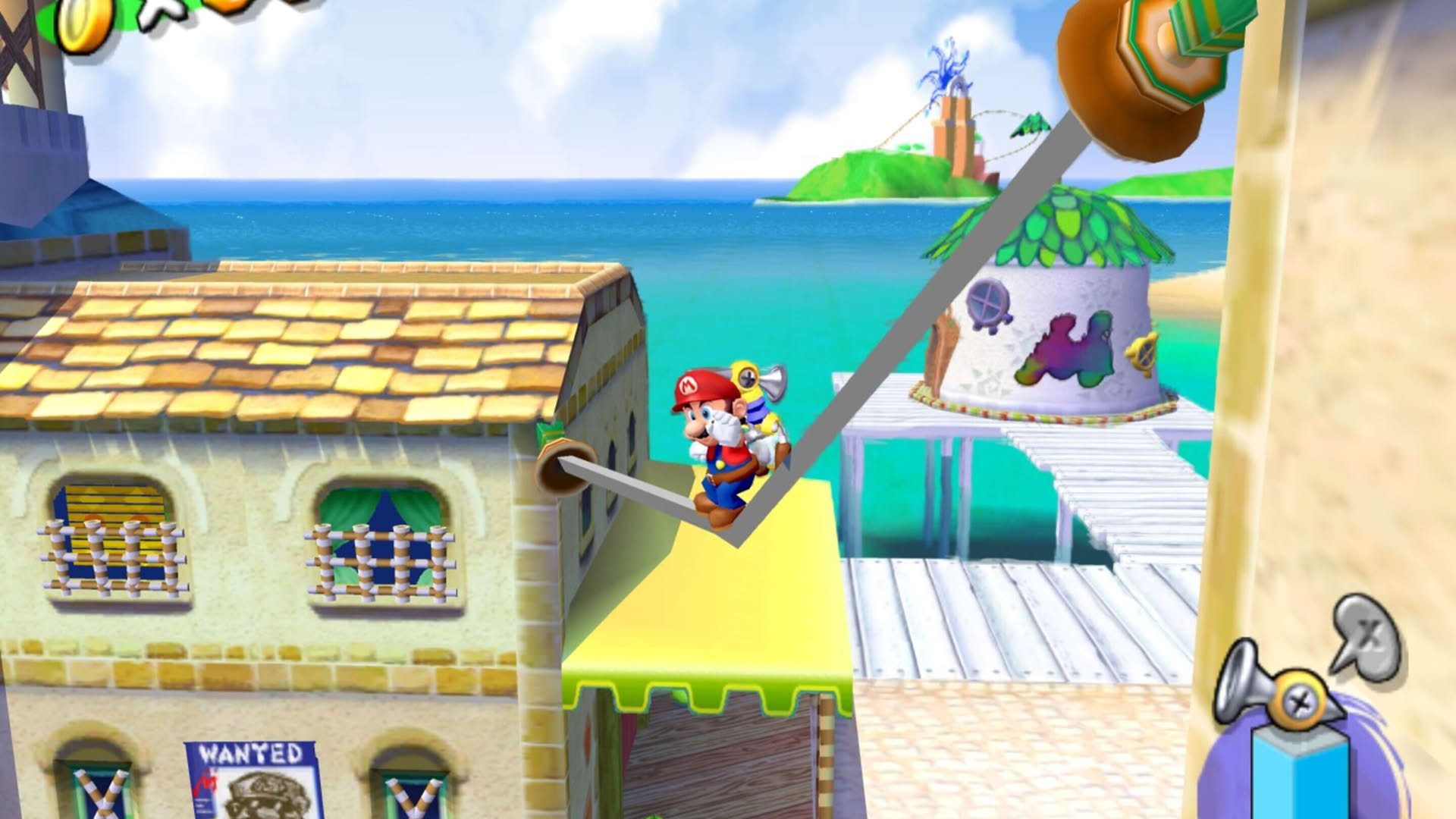 Screenshot for Super Mario Sunshine