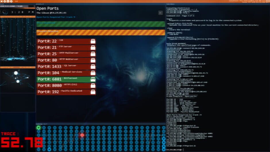 Screenshot for Hacknet: Labyrinths