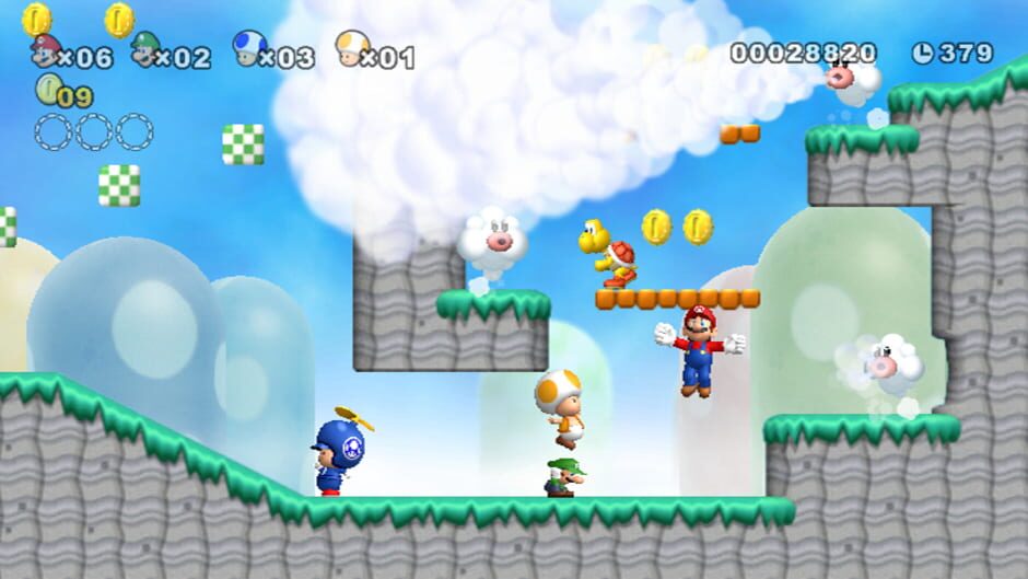 Screenshot for New Super Mario Bros. Wii