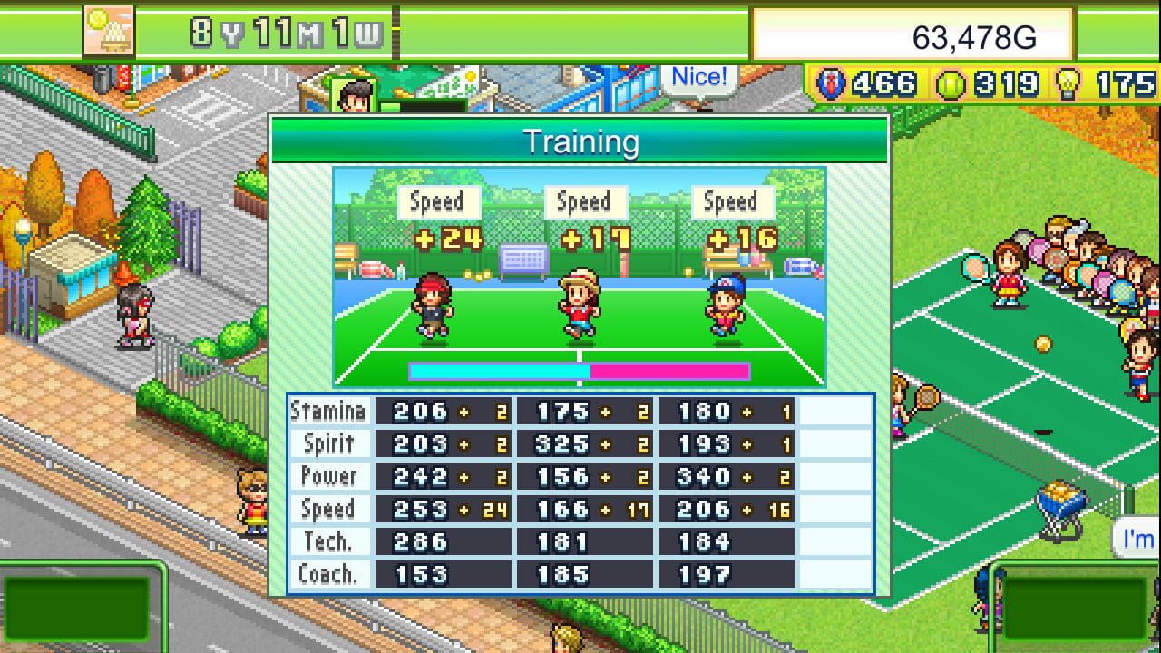 Screenshot for Tennis Club Story