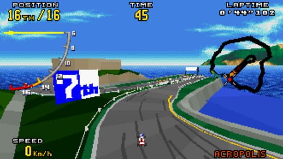 Screenshot for Virtua Racing Deluxe