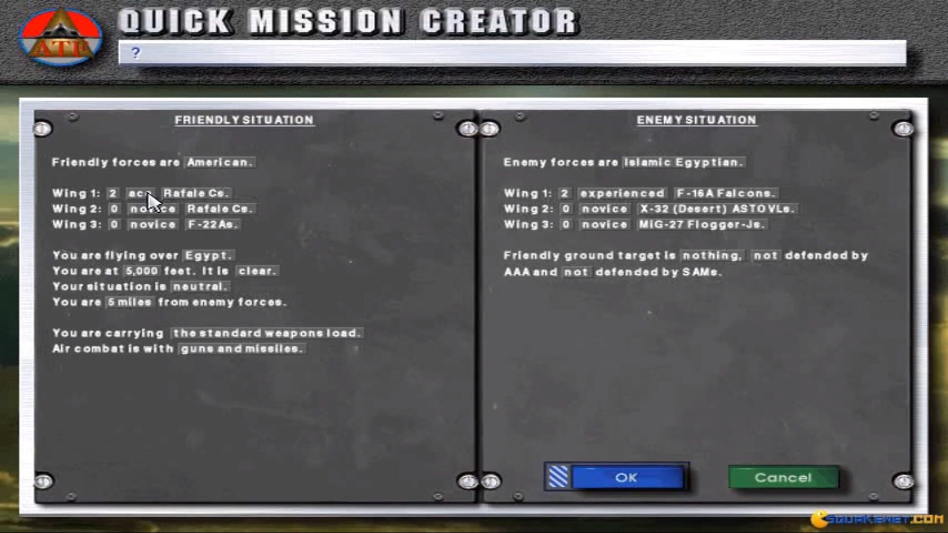 Screenshot for Jane's Combat Simulations: Advanced Tactical Fighters