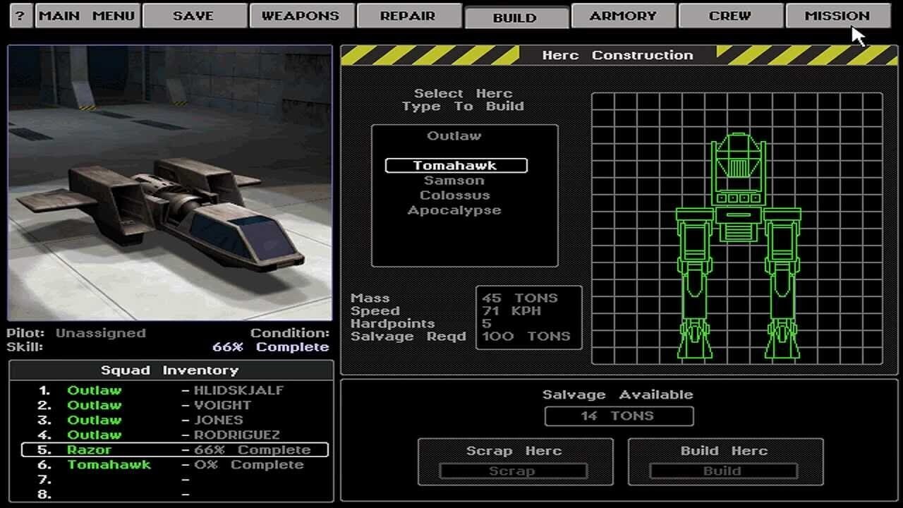 Screenshot for Earthsiege 2