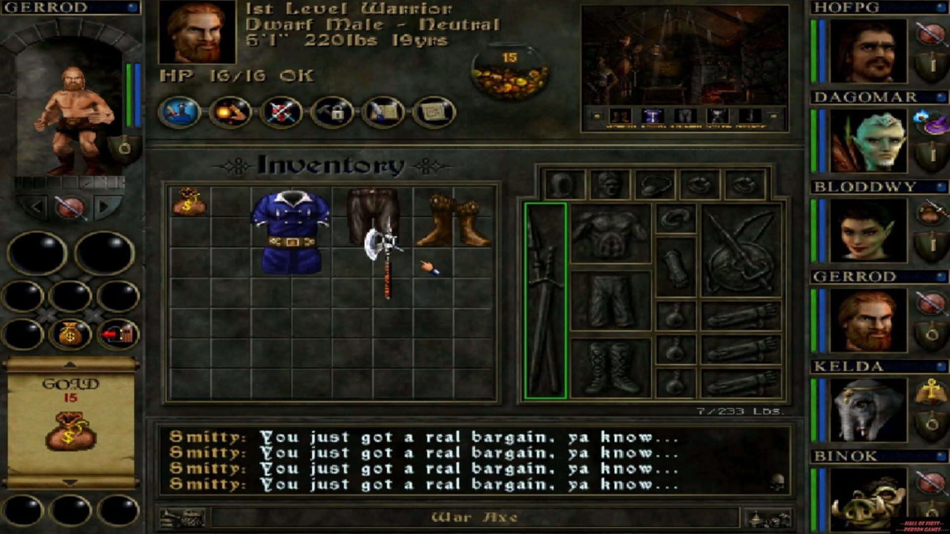 Screenshot for Wizards & Warriors