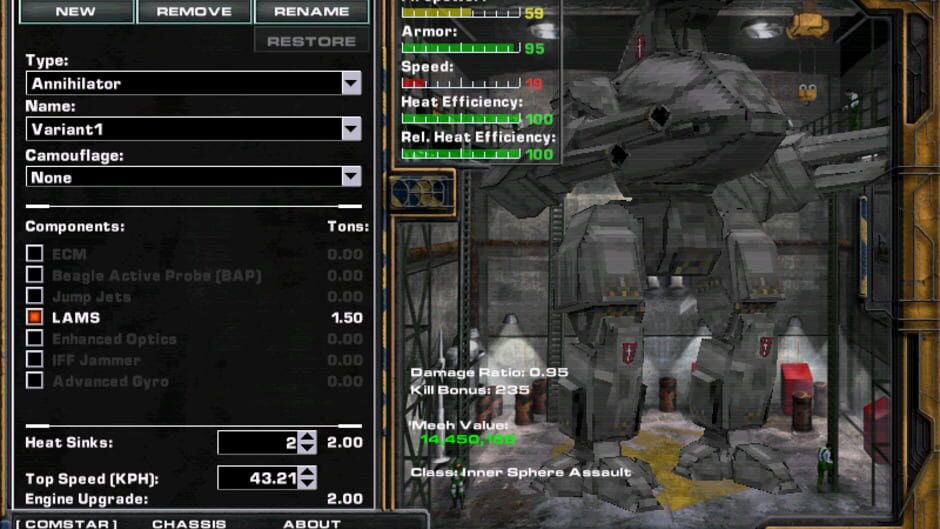 Screenshot for MechWarrior 4: Mercenaries