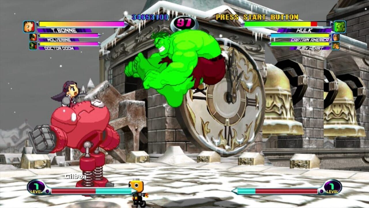 Screenshot for Marvel vs. Capcom 2: New Age of Heroes