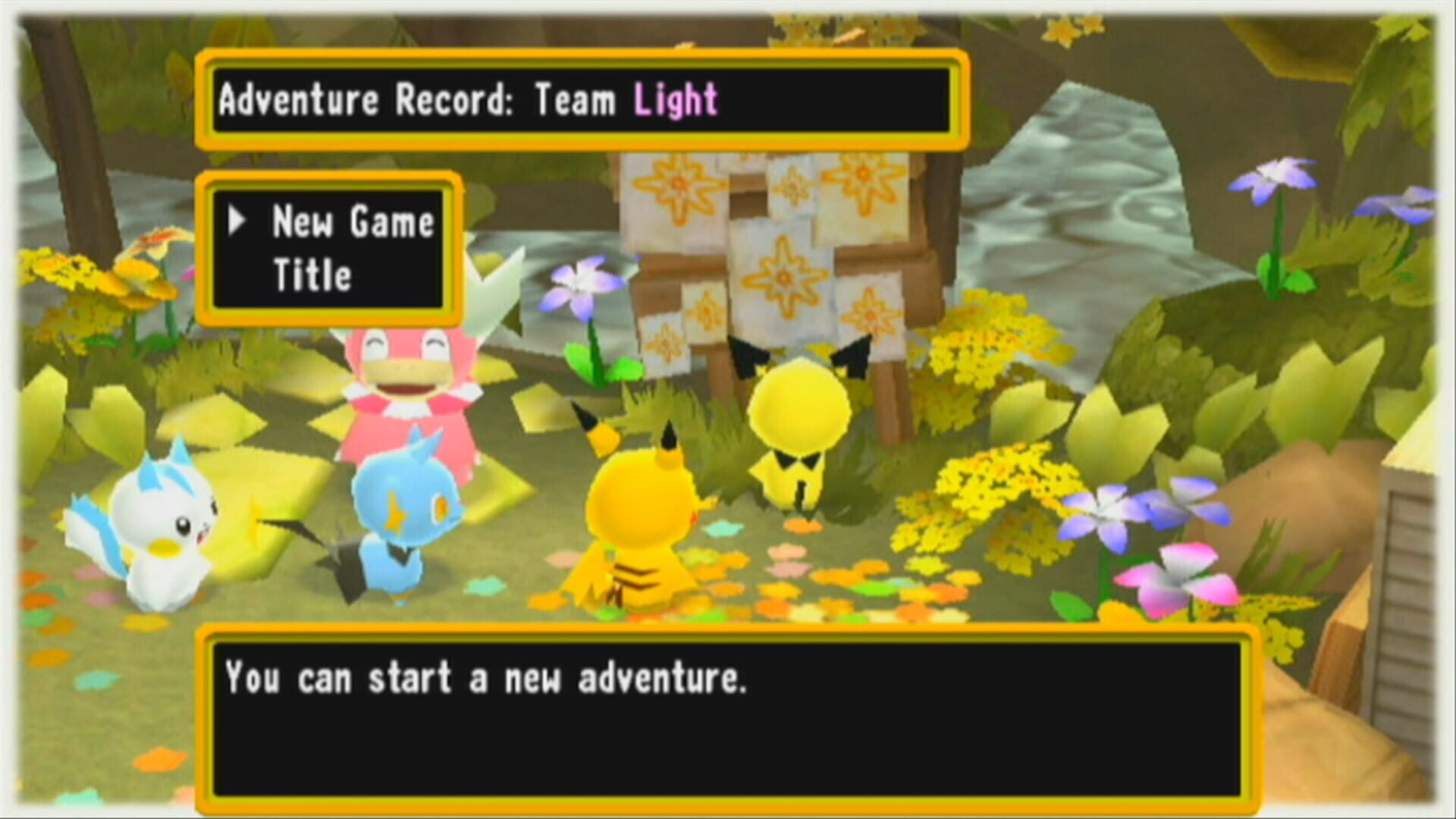 Screenshot for Pokémon Fushigi no Dungeon: Mezase! Hikari no Boukendan