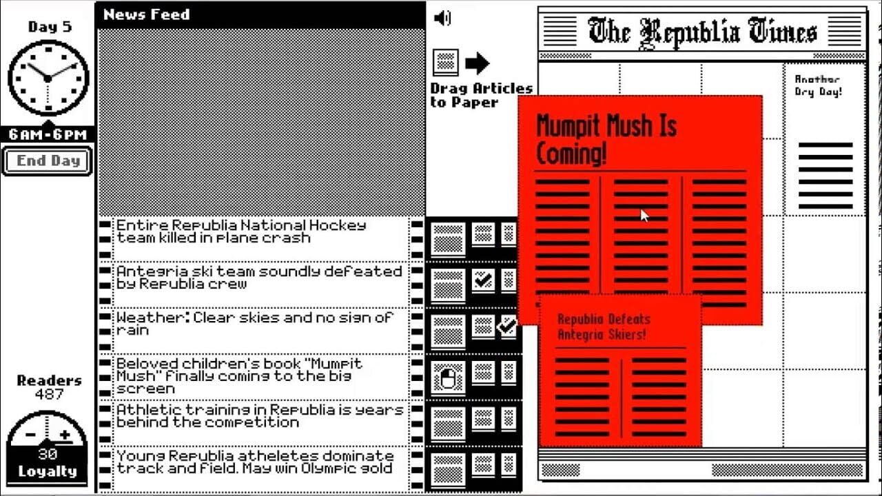Screenshot for The Republia Times