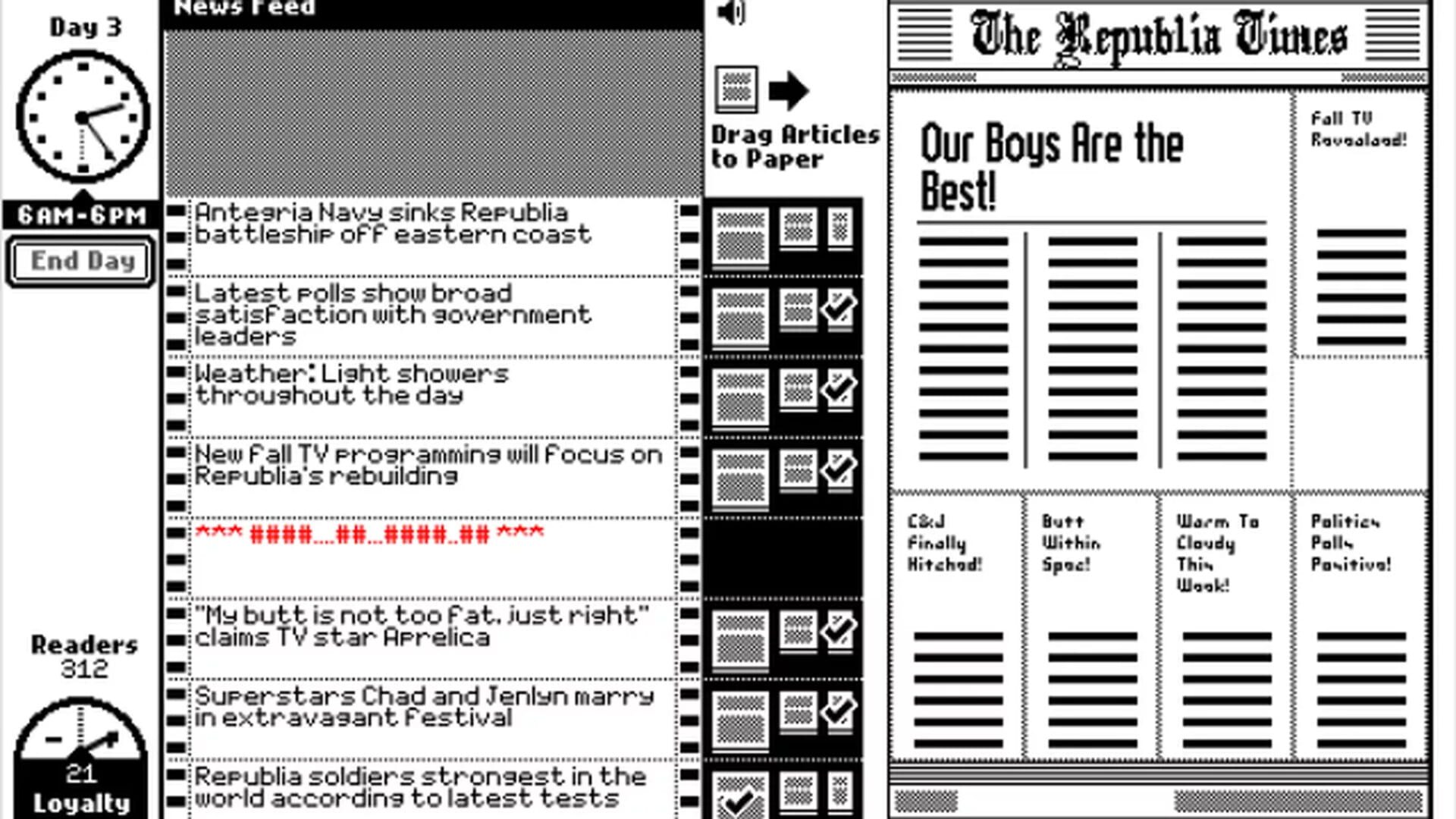 Screenshot for The Republia Times
