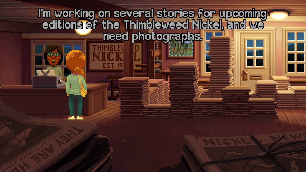 Screenshot for Delores: A Thimbleweed Park Mini-Adventure