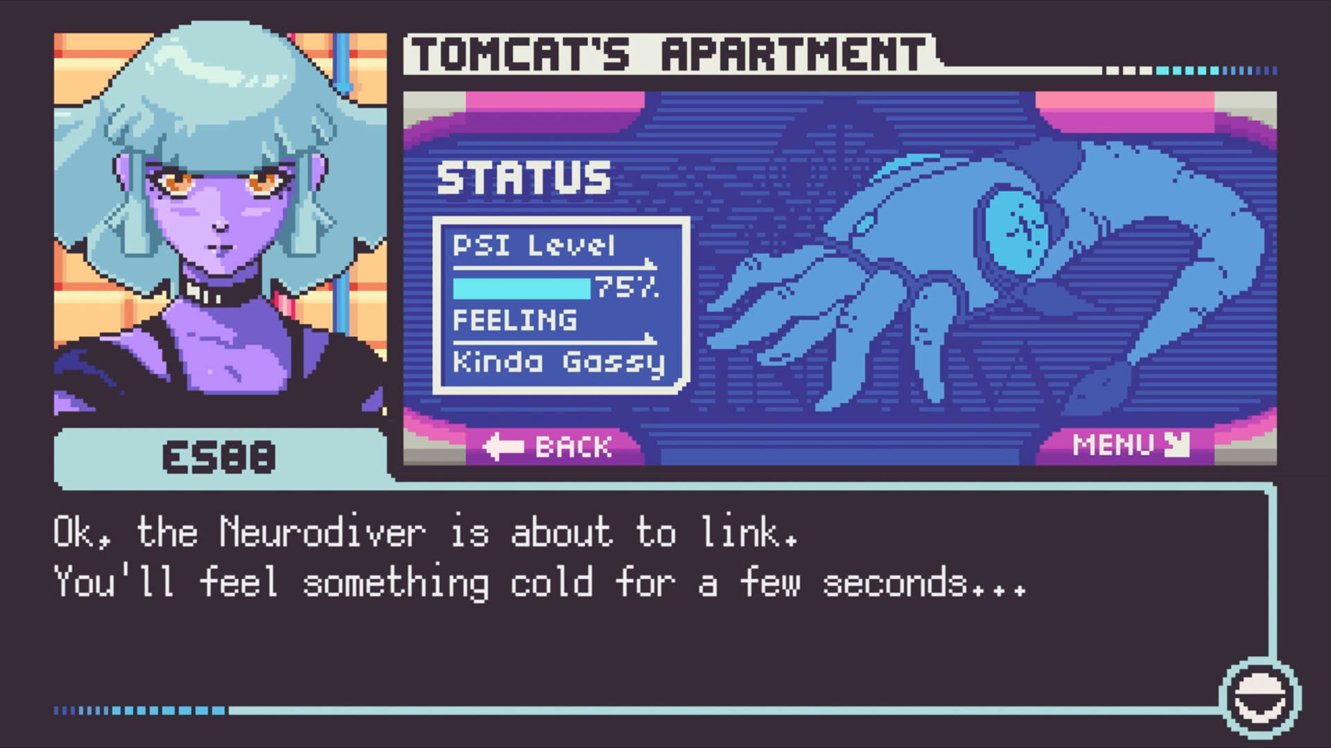 Screenshot for Read Only Memories: Neurodiver