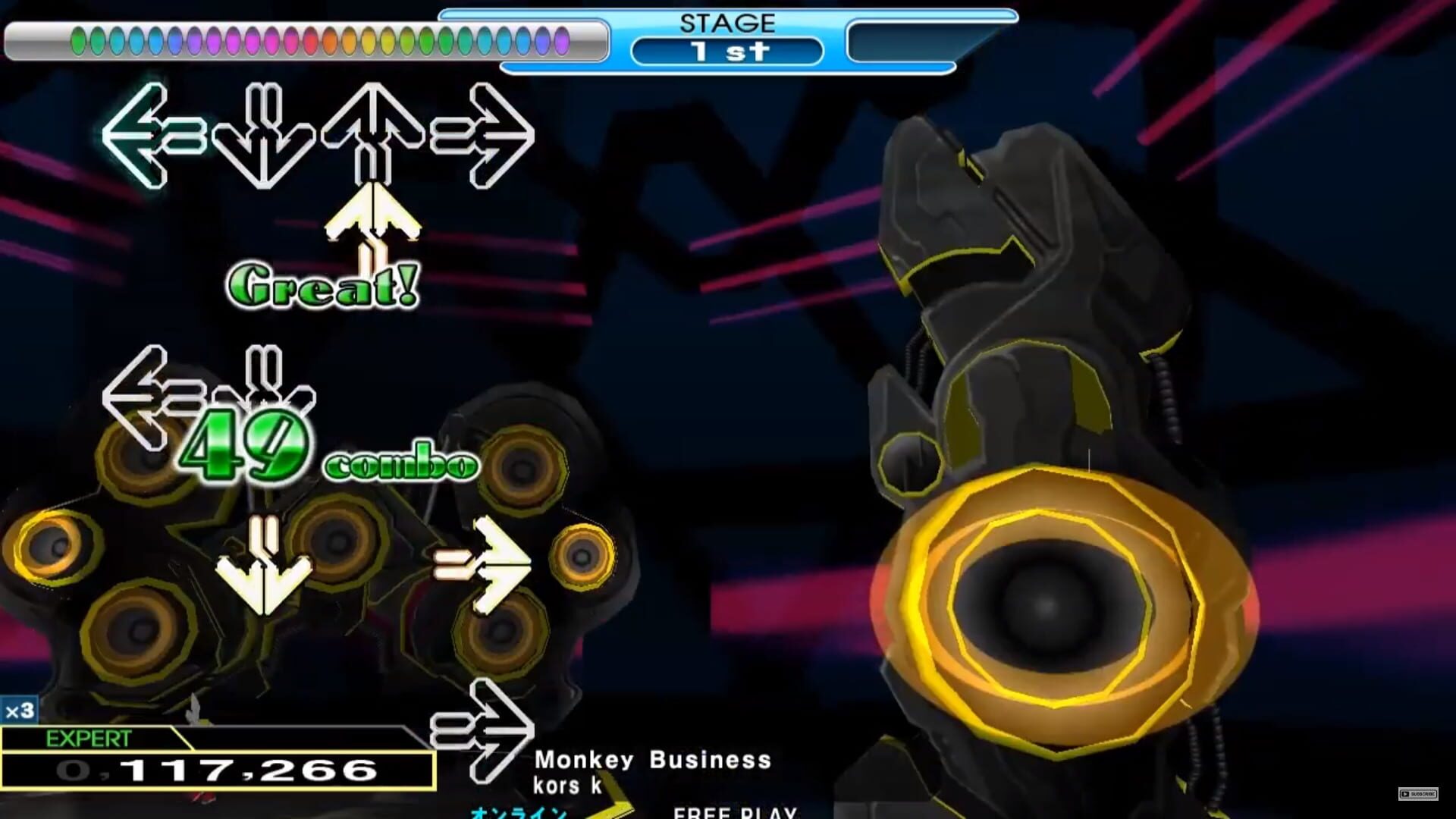 Screenshot for Dance Dance Revolution