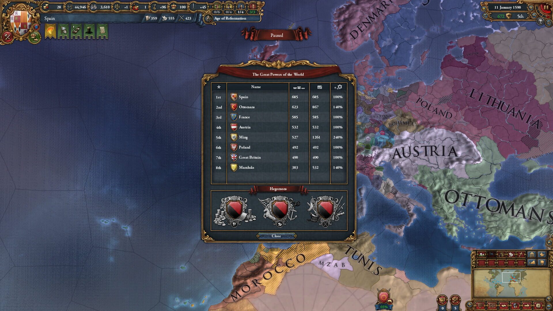 Screenshot for Europa Universalis IV: Emperor
