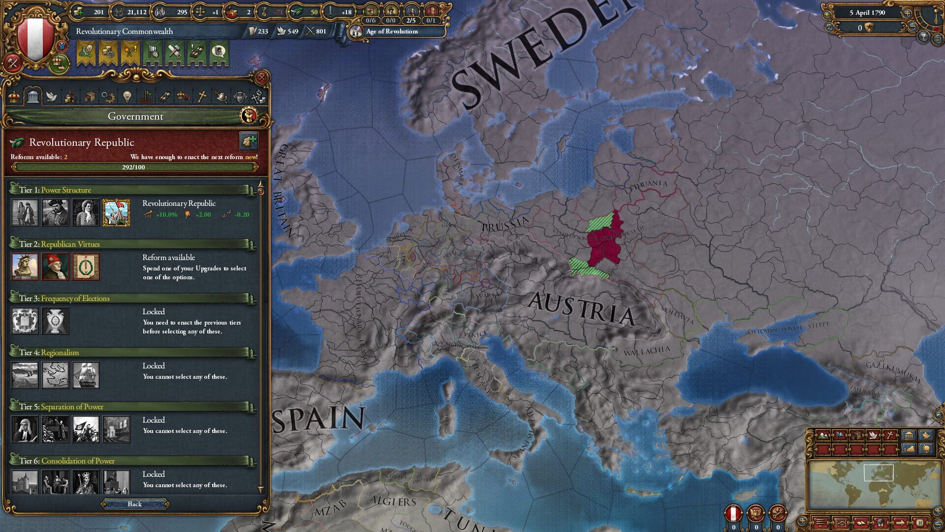 Screenshot for Europa Universalis IV: Emperor
