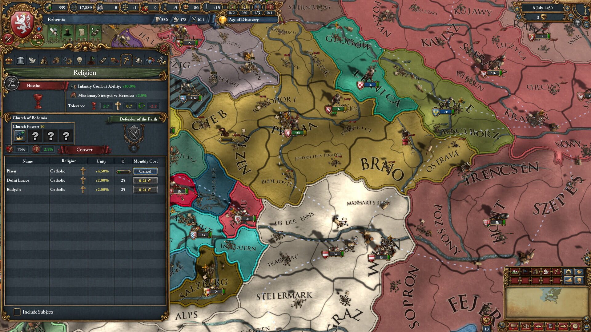 Screenshot for Europa Universalis IV: Emperor