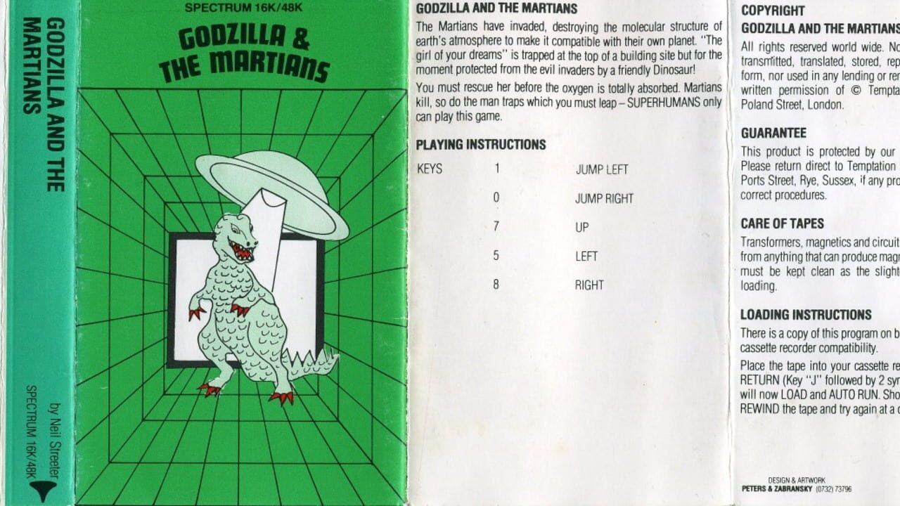 Screenshot for Godzilla and the Martians