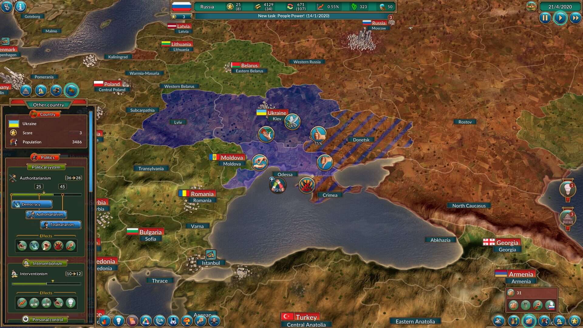 Screenshot for Realpolitiks: New Power