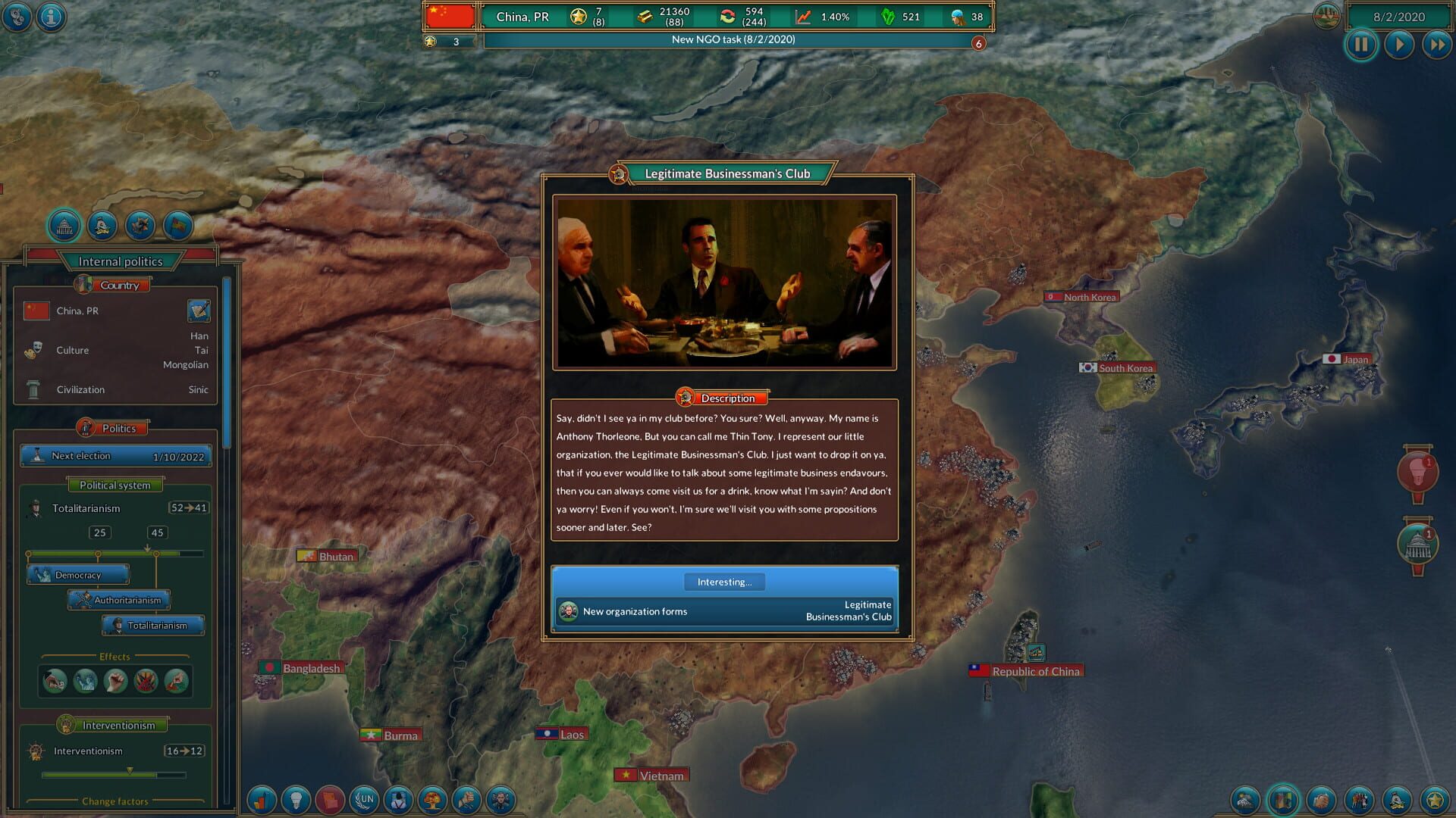 Screenshot for Realpolitiks: New Power