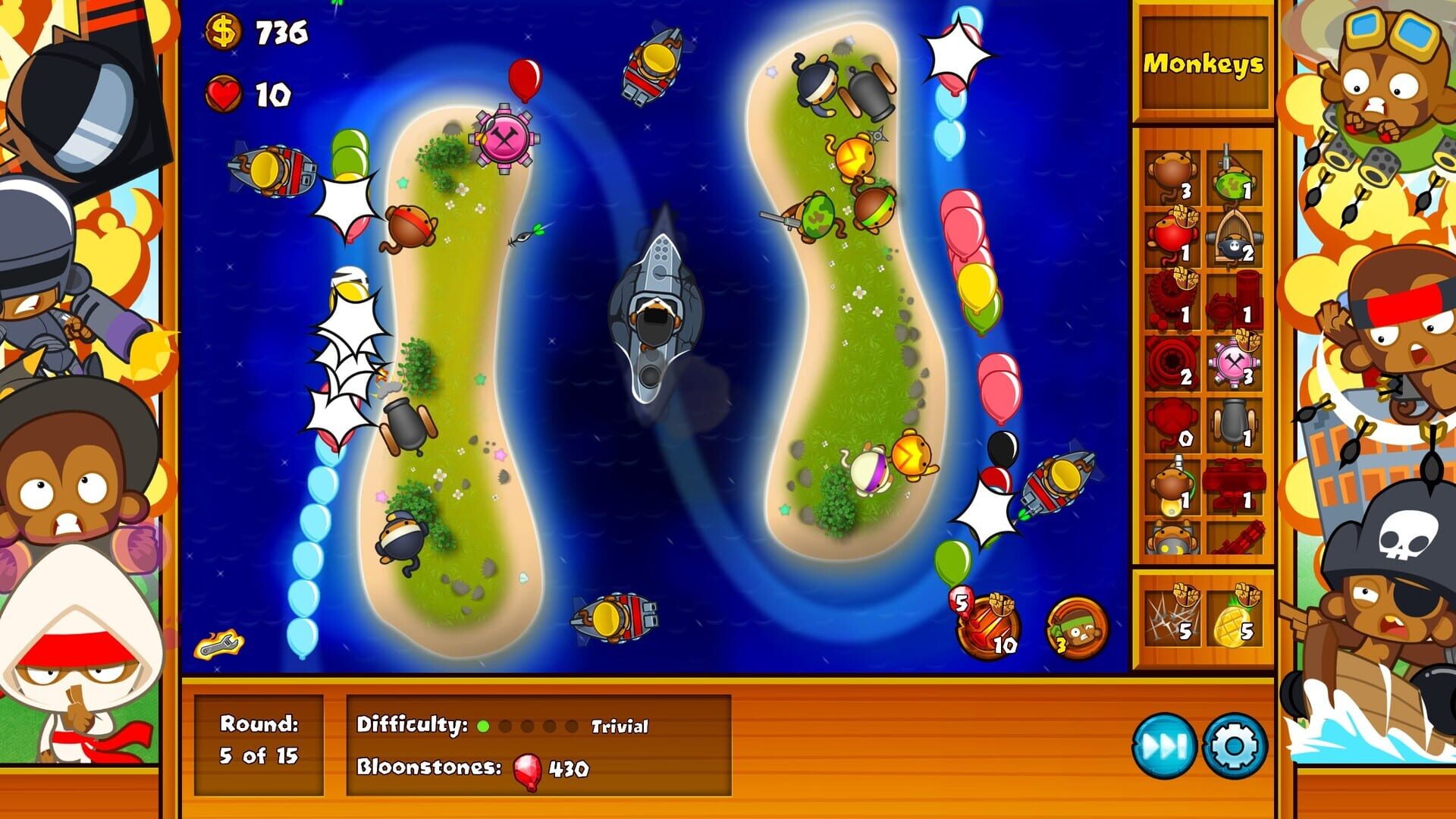 Screenshot for Bloons Monkey City