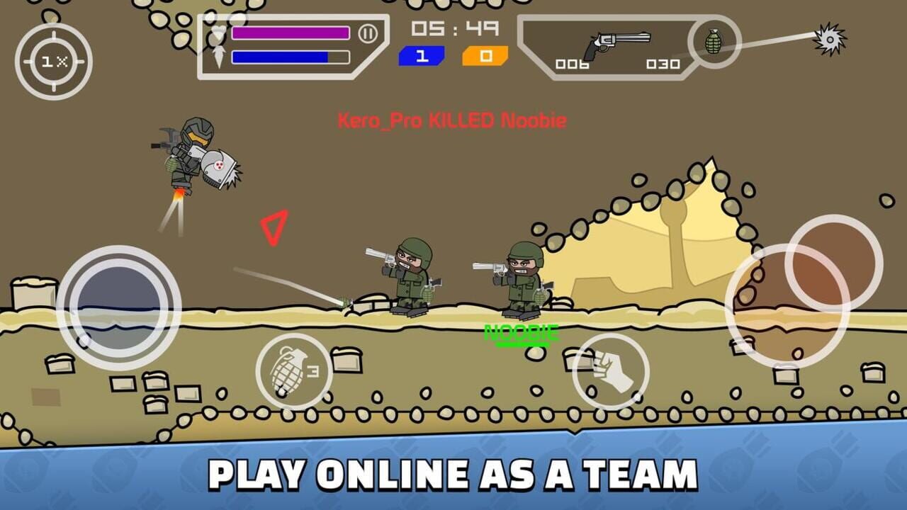 Screenshot for Mini Militia - Doodle Army 2