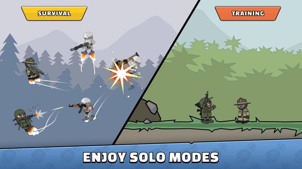Screenshot for Mini Militia - Doodle Army 2