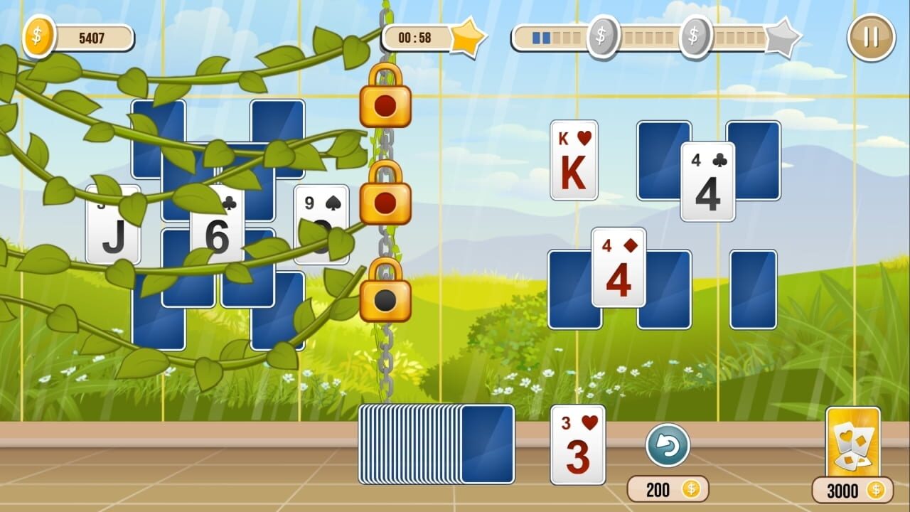 Screenshot for Solitaire TriPeaks Flowers