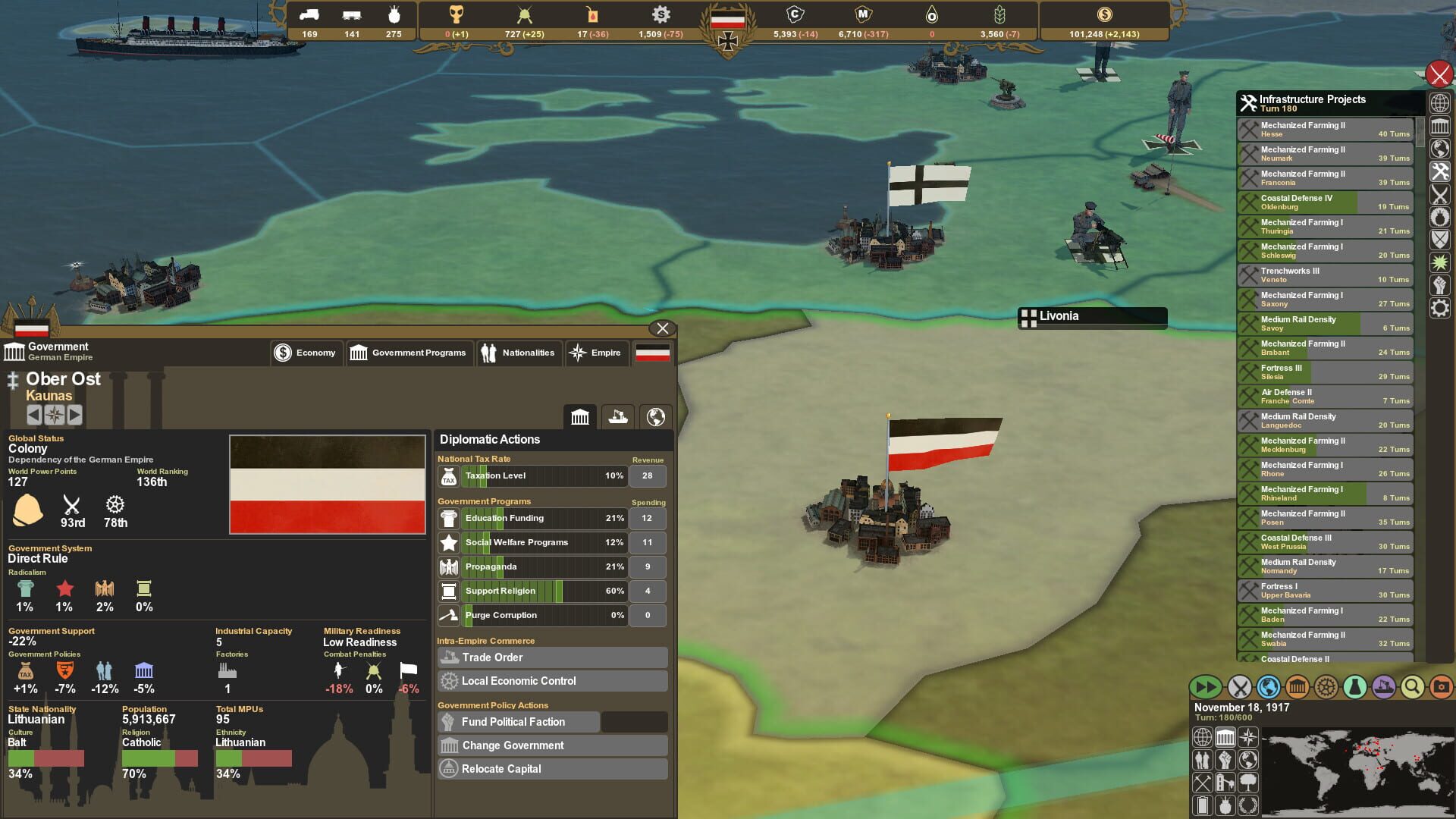 Screenshot for Making History: The First World War