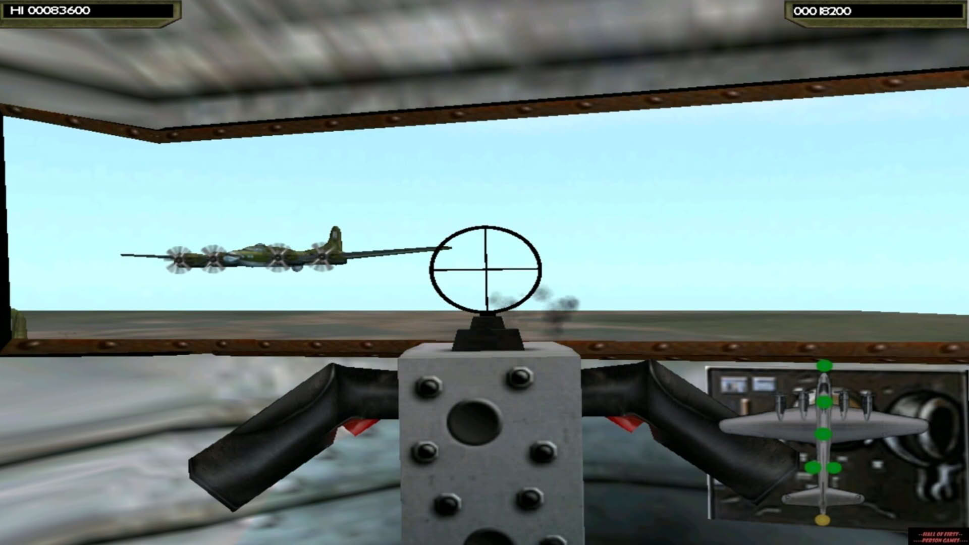 Screenshot for B-17 Gunner: Air War Over Germany