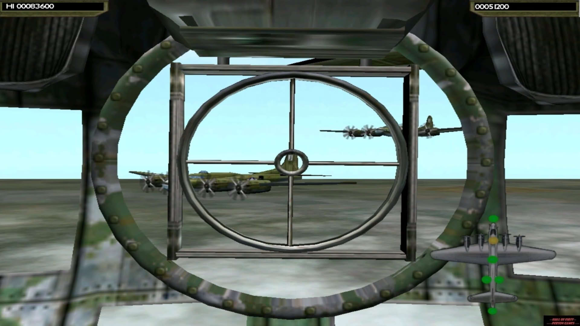 Screenshot for B-17 Gunner: Air War Over Germany