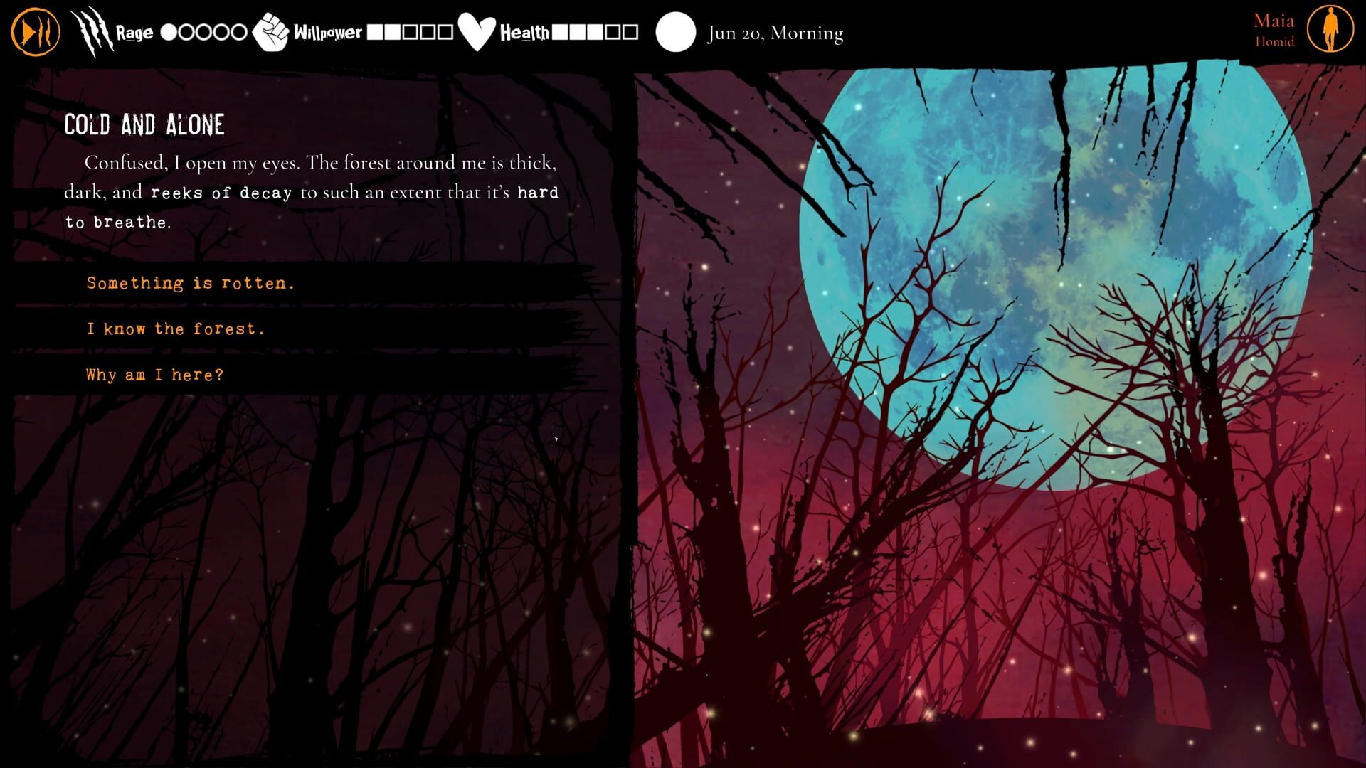 Screenshot for Werewolf: The Apocalypse - Heart of the Forest