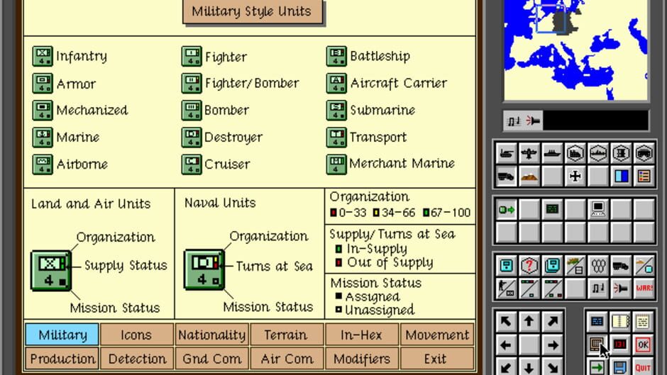 Screenshot for High Command: Europe 1939-'45