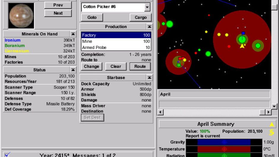 Screenshot for Stars!