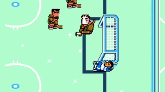 Screenshot for Go-Go! Nekketsu Hockey Club Slip-and-Slide Madness