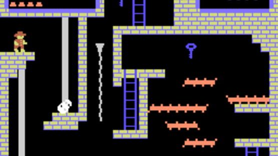 Screenshot for Montezuma's Revenge featuring Panama Joe