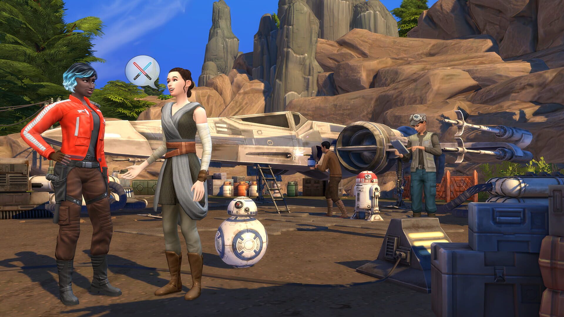 Screenshot for The Sims 4: Journey to Batuu