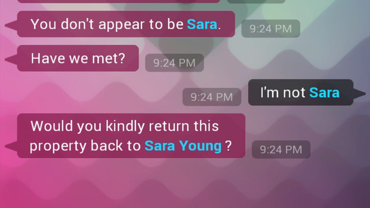 Screenshot for Sara is Missing
