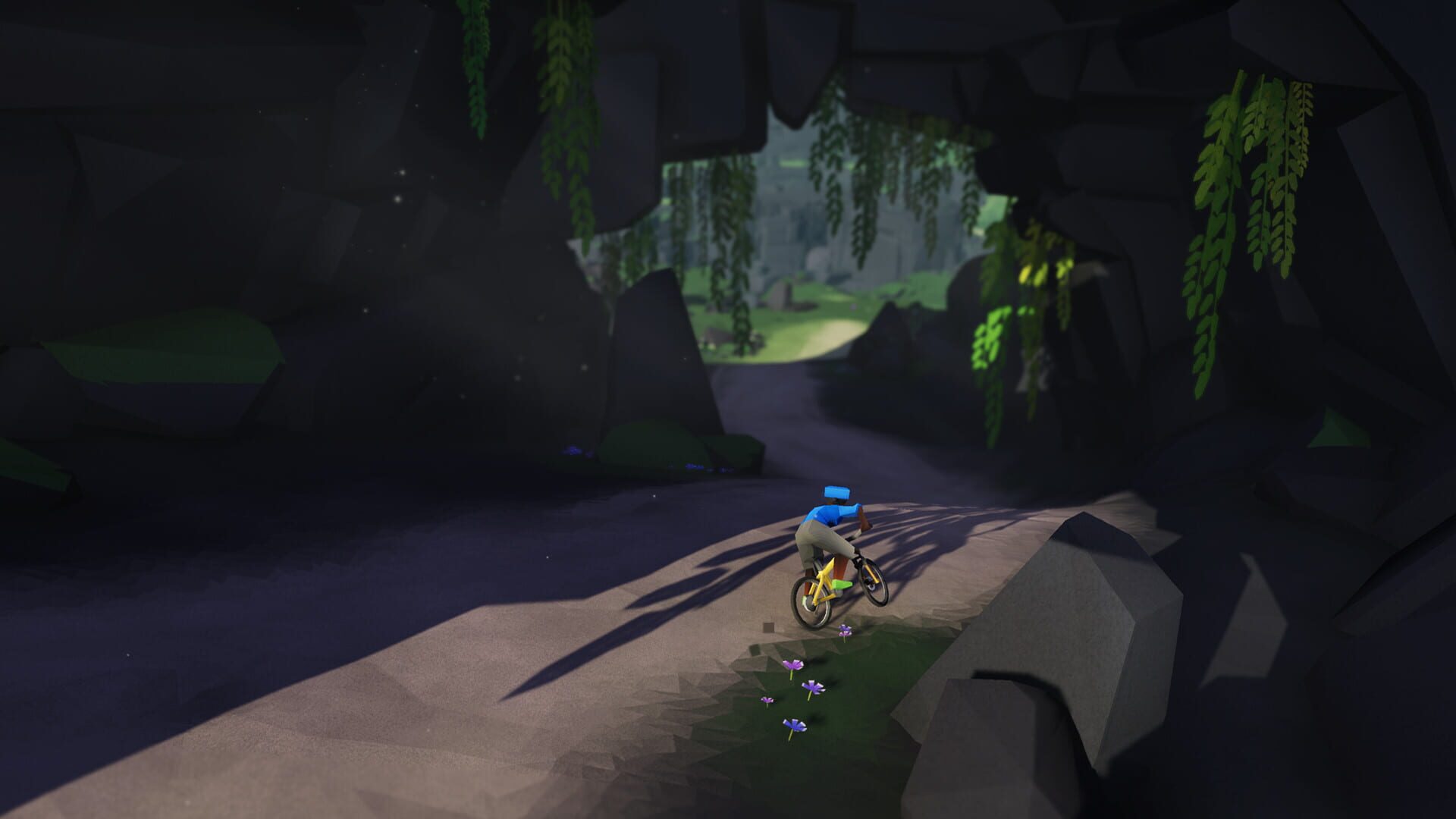 Screenshot for Lonely Mountains: Downhill - Eldfjall Island