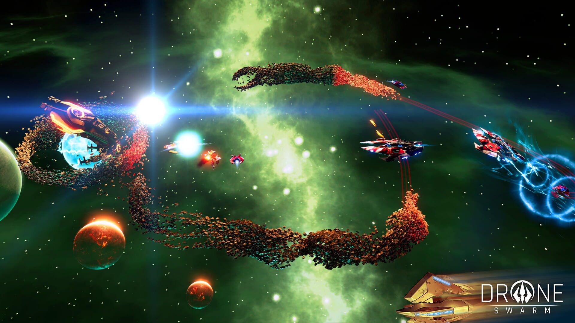 Screenshot for Drone Swarm