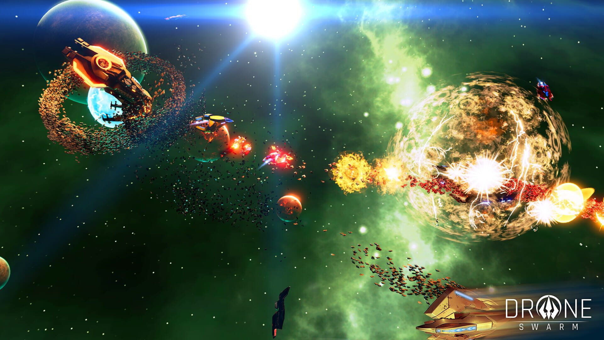 Screenshot for Drone Swarm