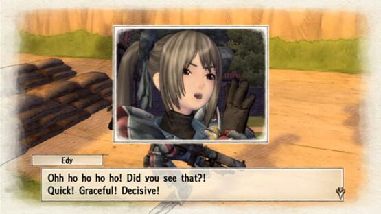 Screenshot for Valkyria Chronicles: Edy's Mission "Enter the Edy Detachment"