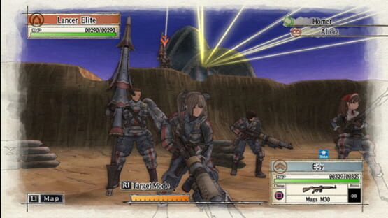 Screenshot for Valkyria Chronicles: Challenge of the Edy Detachment