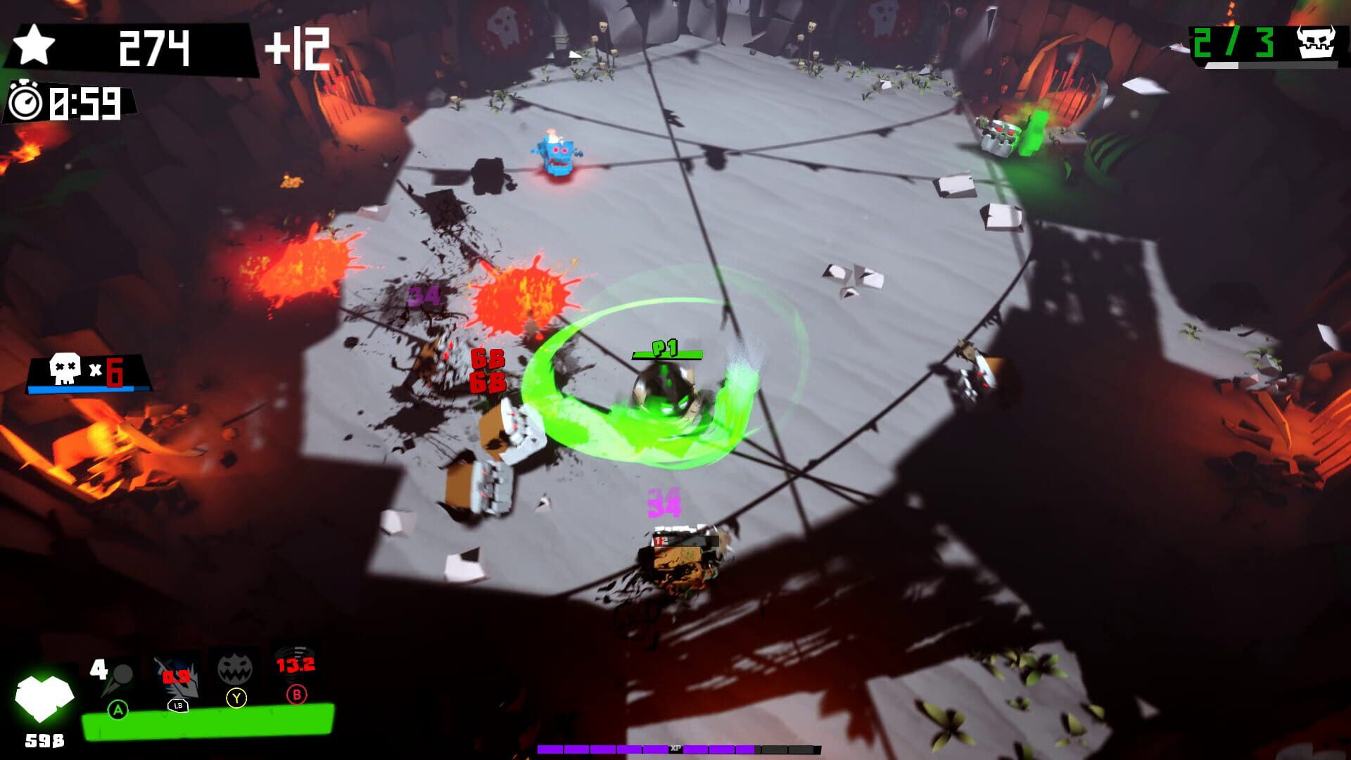 Screenshot for Cubers: Arena