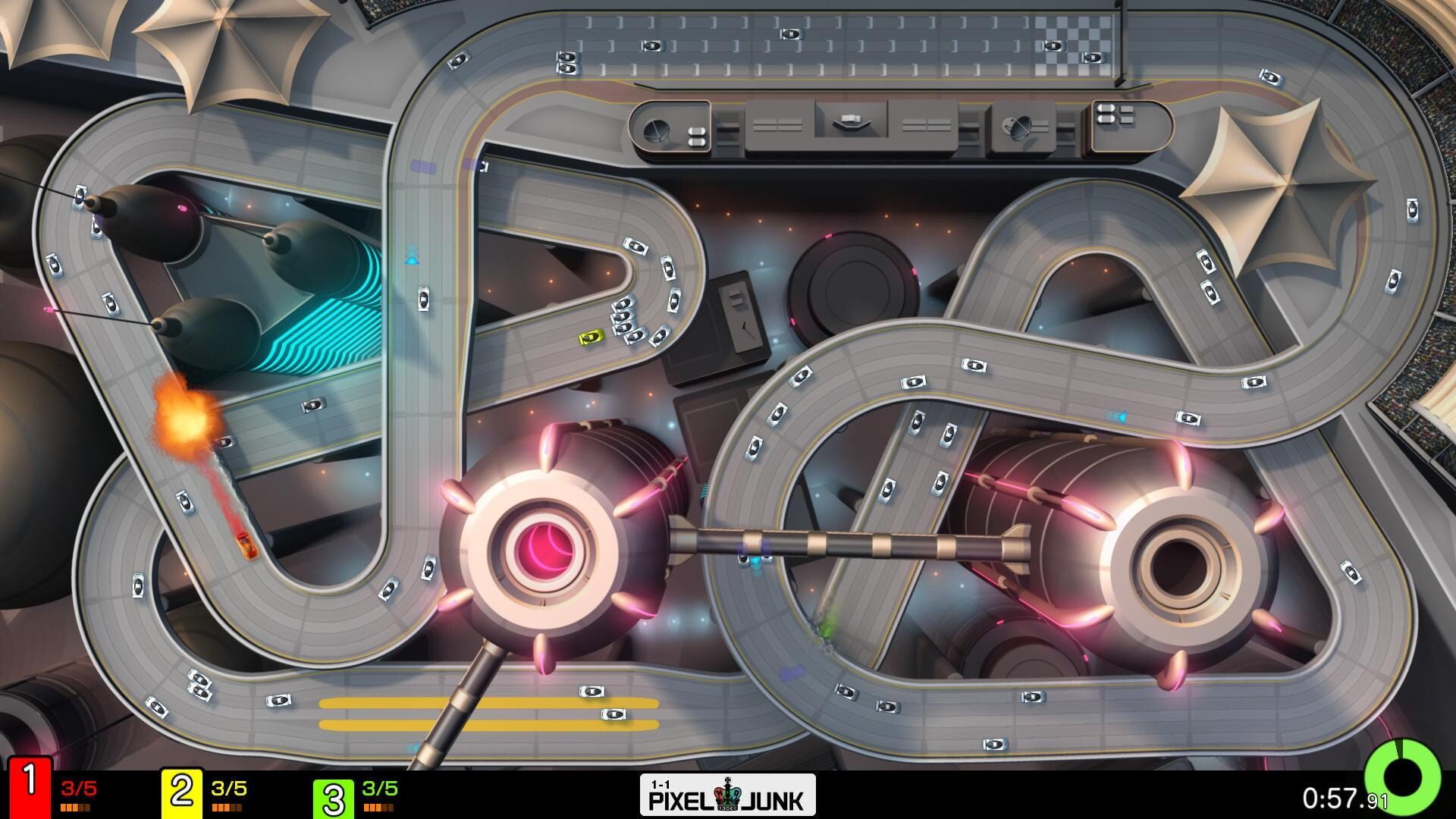 Screenshot for PixelJunk Racers: 2nd Lap