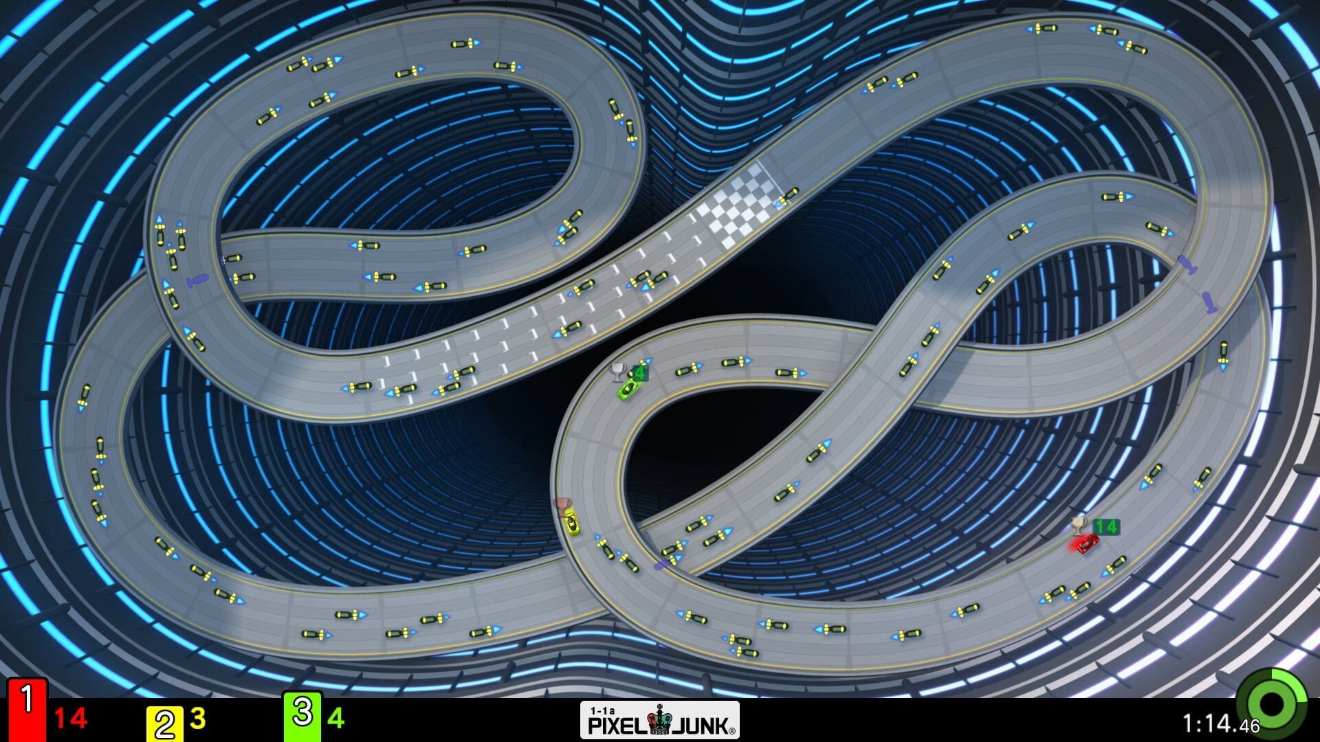 Screenshot for PixelJunk Racers: 2nd Lap