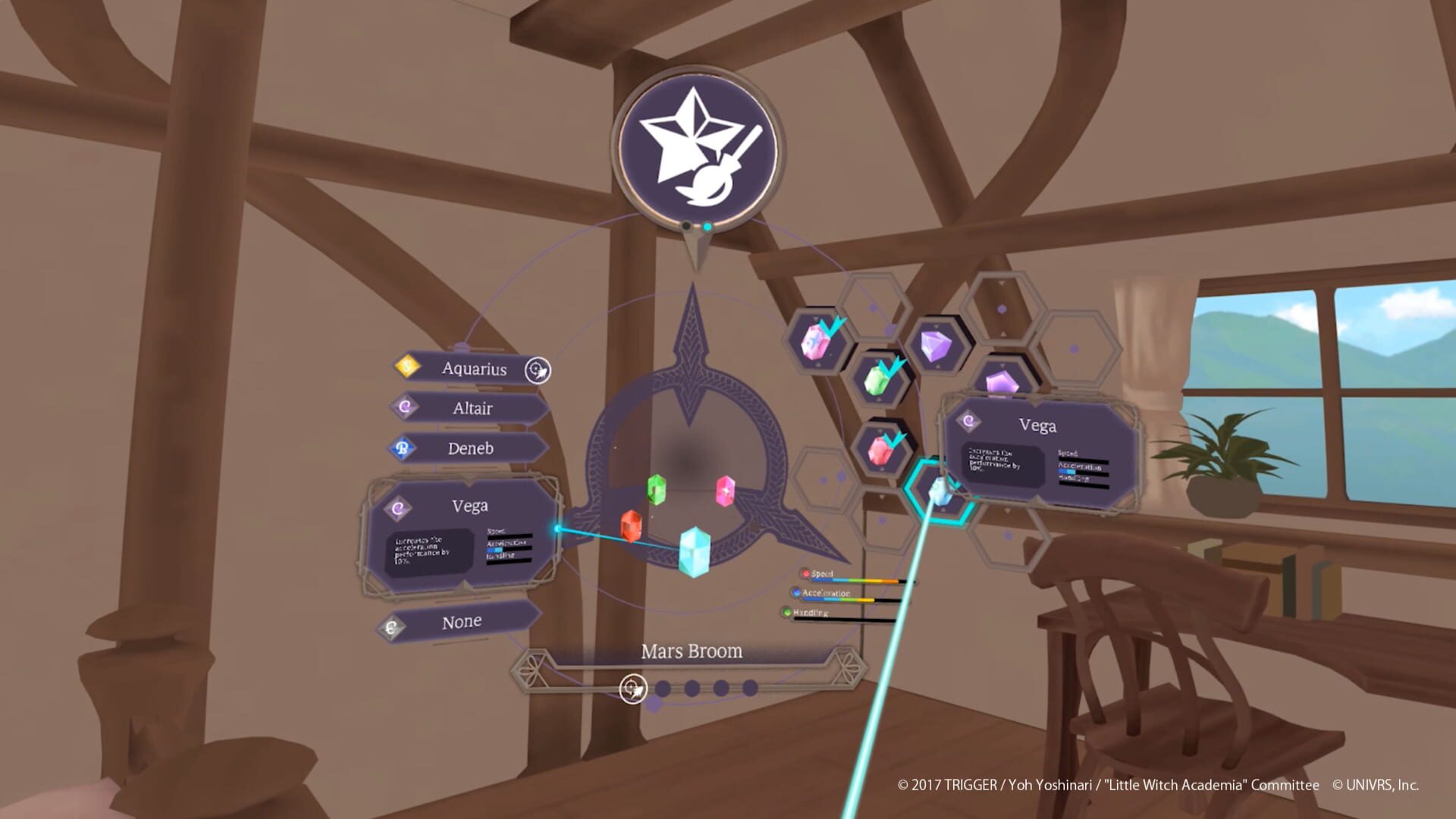 Screenshot for Little Witch Academia: VR Broom Racing