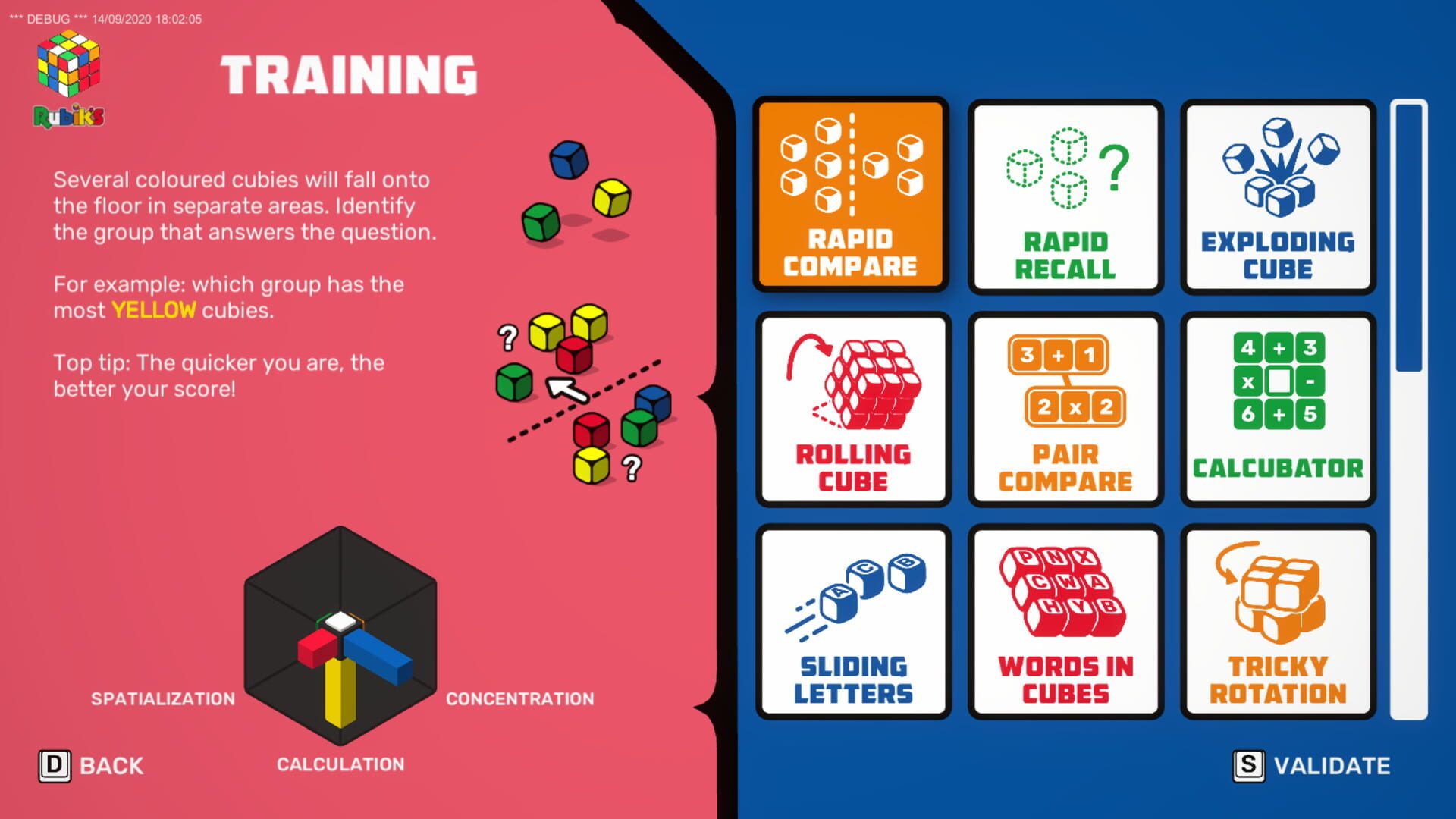 Screenshot for Professor Rubik's Brain Fitness