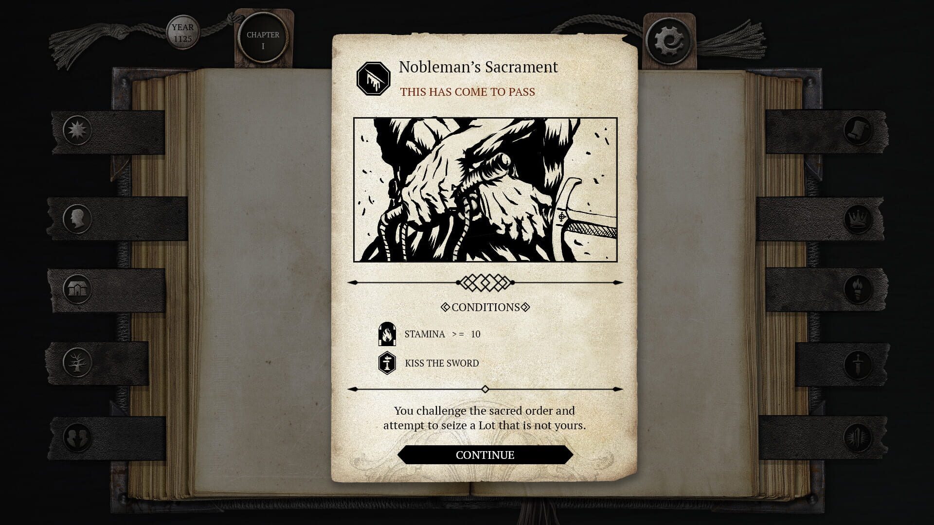 Screenshot for The Life and Suffering of Sir Brante