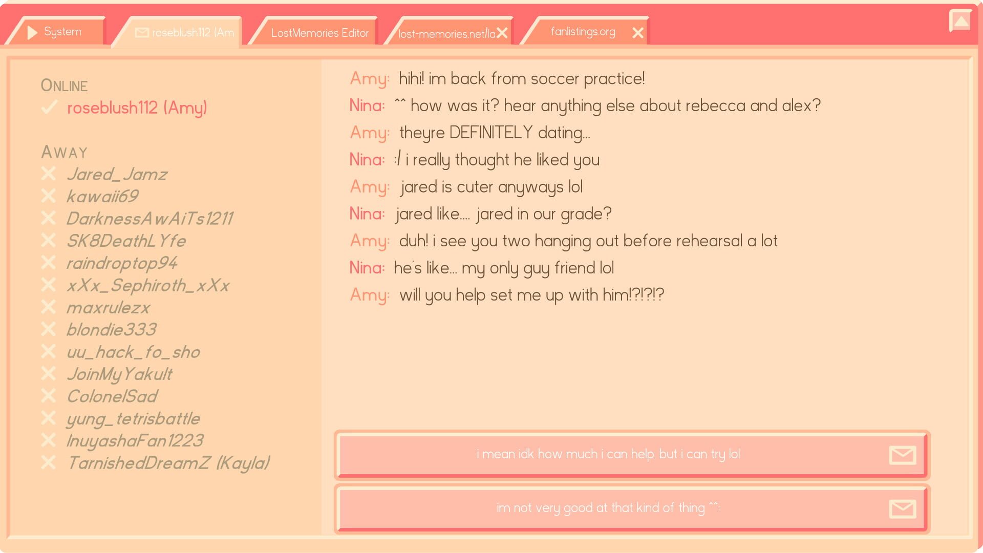 Screenshot for Lost Memories Dot Net