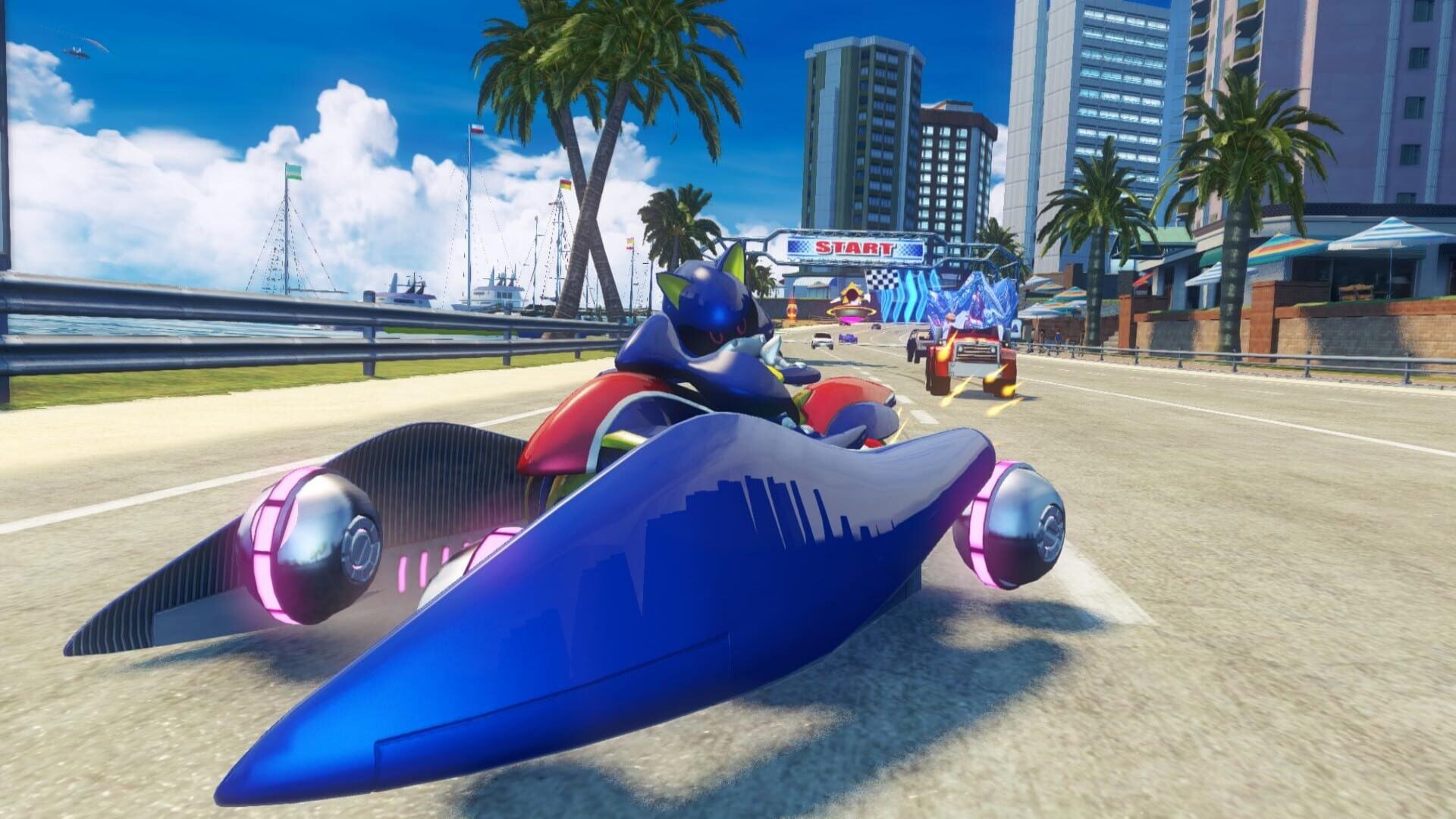 Screenshot for Sonic & All-Stars Racing Transformed: Metal Sonic & Outrun DLC