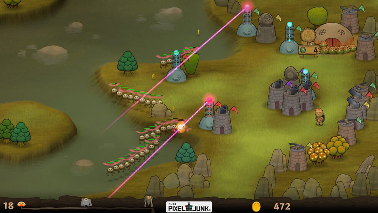 Screenshot for PixelJunk Monsters Encore